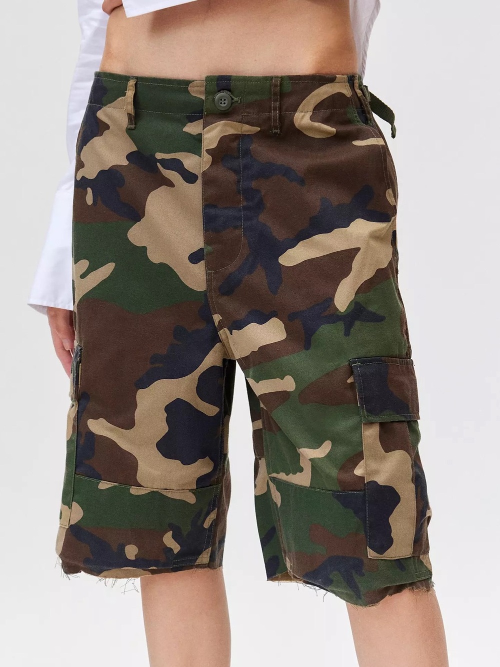 Camouflage Bermuda shorts